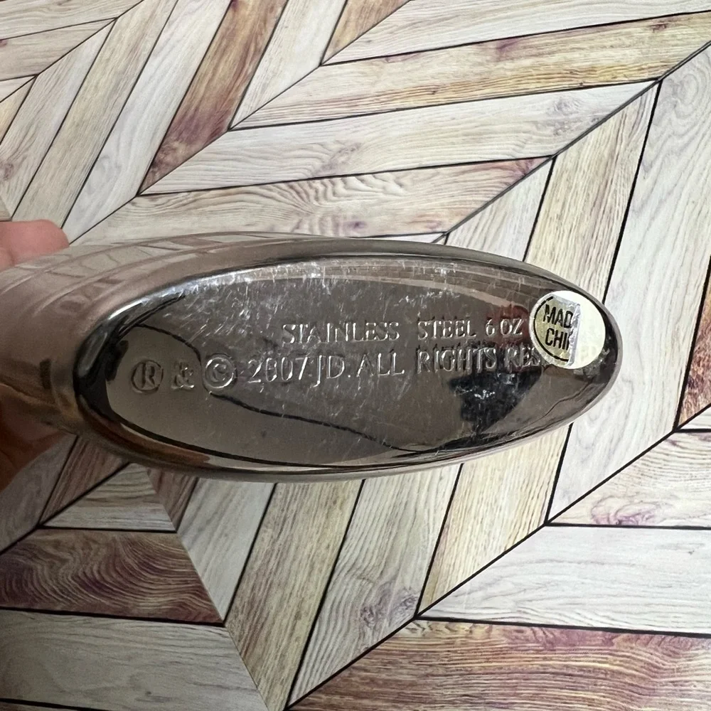 Jack Daniel's Silver 6oz Flask